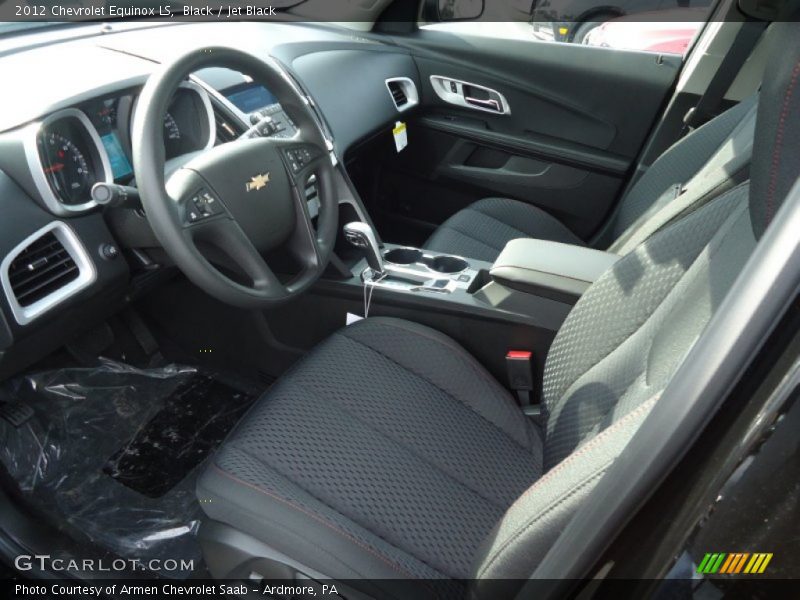 Black / Jet Black 2012 Chevrolet Equinox LS