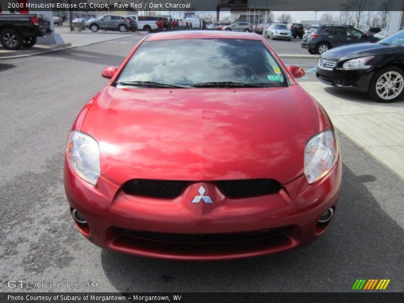 Rave Red / Dark Charcoal 2008 Mitsubishi Eclipse GT Coupe
