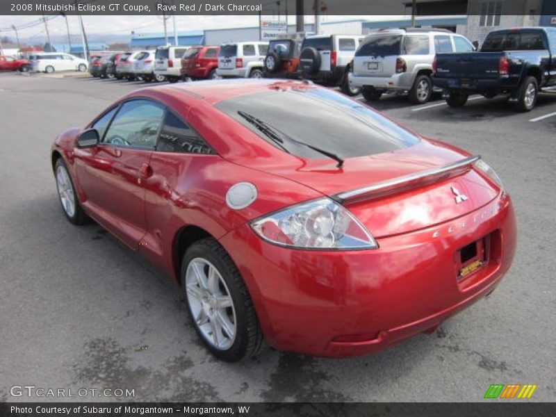 Rave Red / Dark Charcoal 2008 Mitsubishi Eclipse GT Coupe