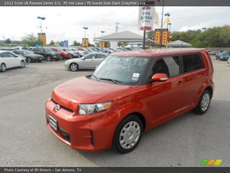 RS Hot Lava / RS Suede Style Dark Gray/Hot Lava 2012 Scion xB Release Series 9.0