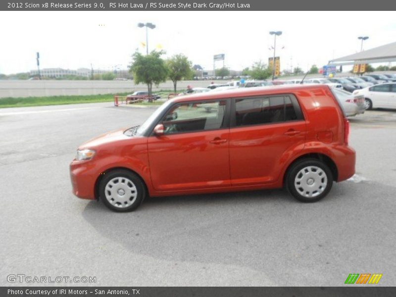 RS Hot Lava / RS Suede Style Dark Gray/Hot Lava 2012 Scion xB Release Series 9.0