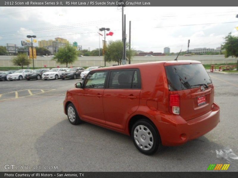 RS Hot Lava / RS Suede Style Dark Gray/Hot Lava 2012 Scion xB Release Series 9.0