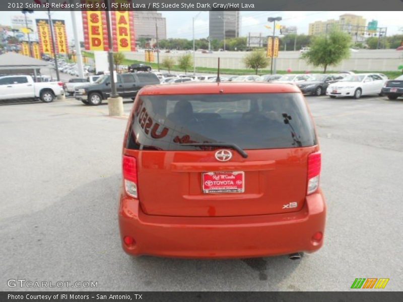 RS Hot Lava / RS Suede Style Dark Gray/Hot Lava 2012 Scion xB Release Series 9.0