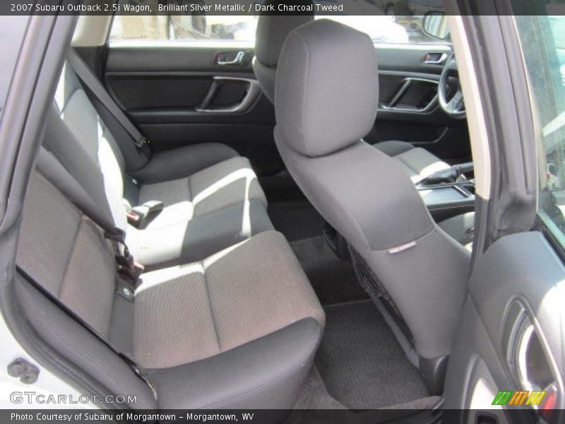 Brilliant Silver Metallic / Dark Charcoal Tweed 2007 Subaru Outback 2.5i Wagon