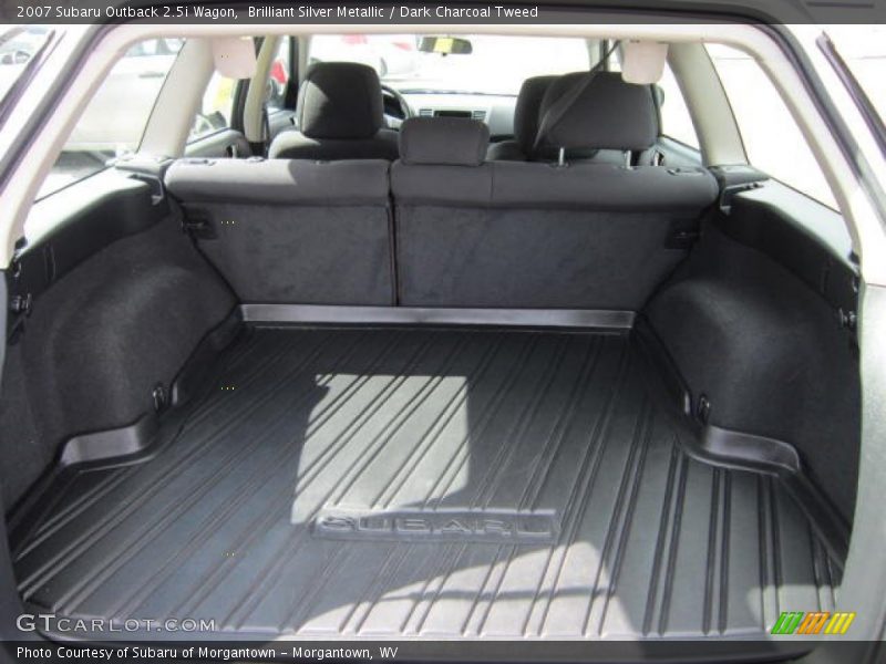 Brilliant Silver Metallic / Dark Charcoal Tweed 2007 Subaru Outback 2.5i Wagon