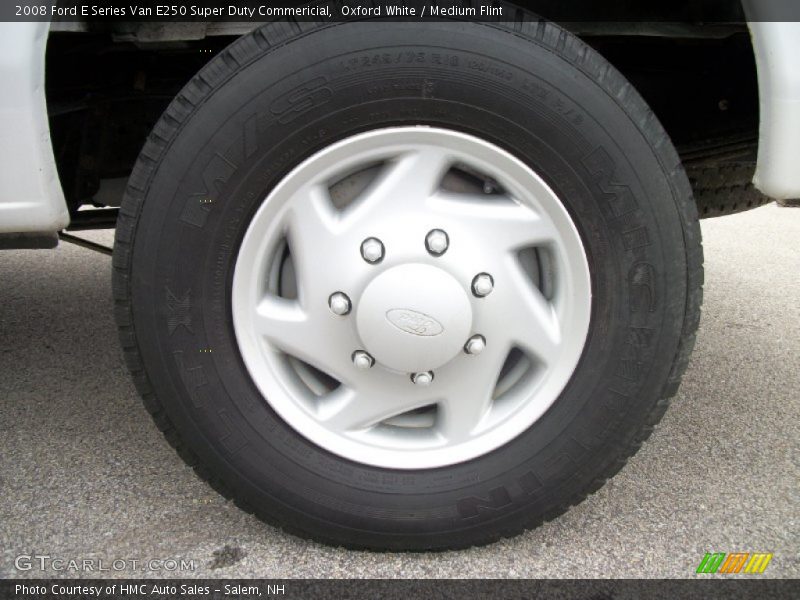 Oxford White / Medium Flint 2008 Ford E Series Van E250 Super Duty Commericial