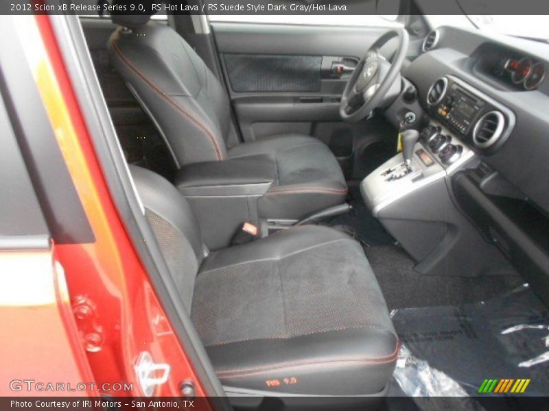  2012 xB Release Series 9.0 RS Suede Style Dark Gray/Hot Lava Interior