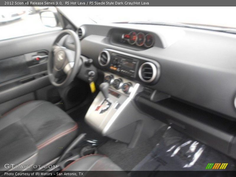 RS Hot Lava / RS Suede Style Dark Gray/Hot Lava 2012 Scion xB Release Series 9.0