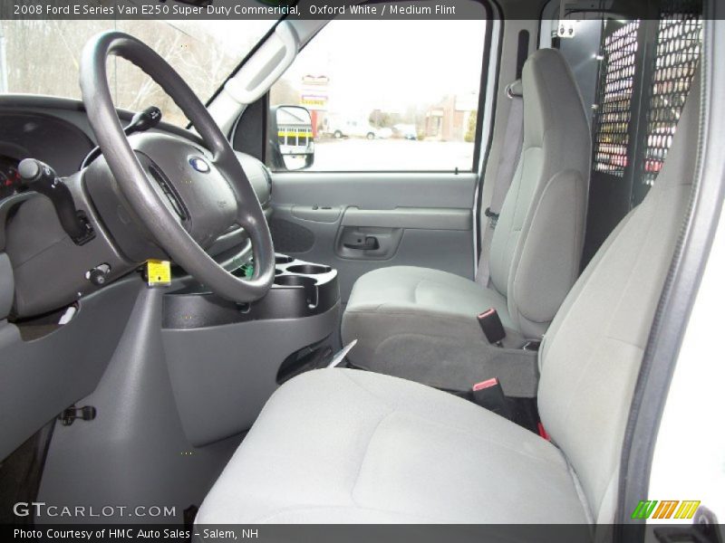 Oxford White / Medium Flint 2008 Ford E Series Van E250 Super Duty Commericial