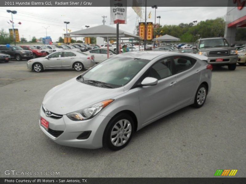 Radiant Silver / Gray 2011 Hyundai Elantra GLS