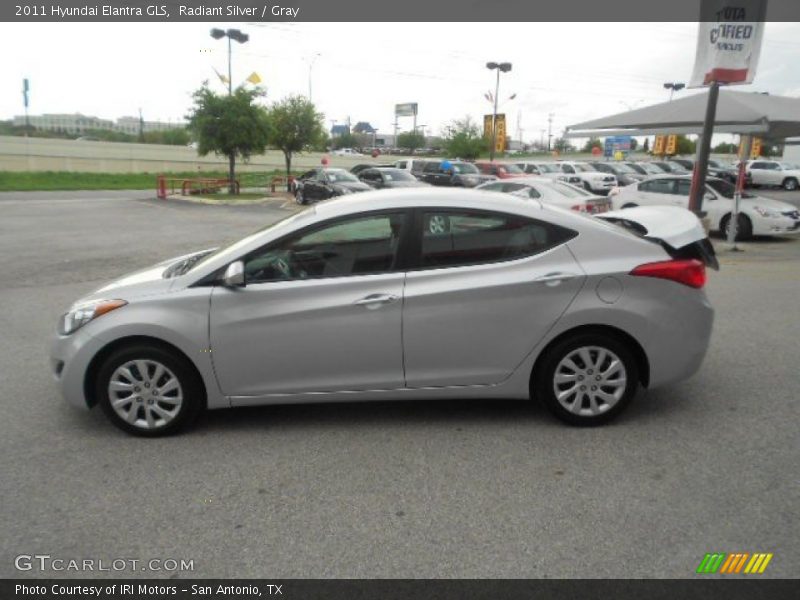 Radiant Silver / Gray 2011 Hyundai Elantra GLS