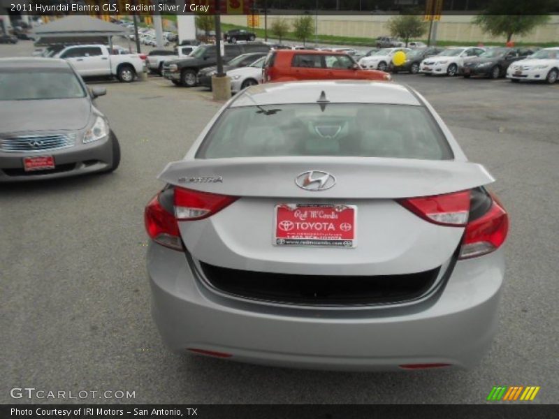 Radiant Silver / Gray 2011 Hyundai Elantra GLS