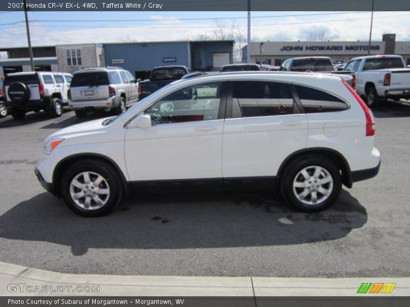 Taffeta White / Gray 2007 Honda CR-V EX-L 4WD