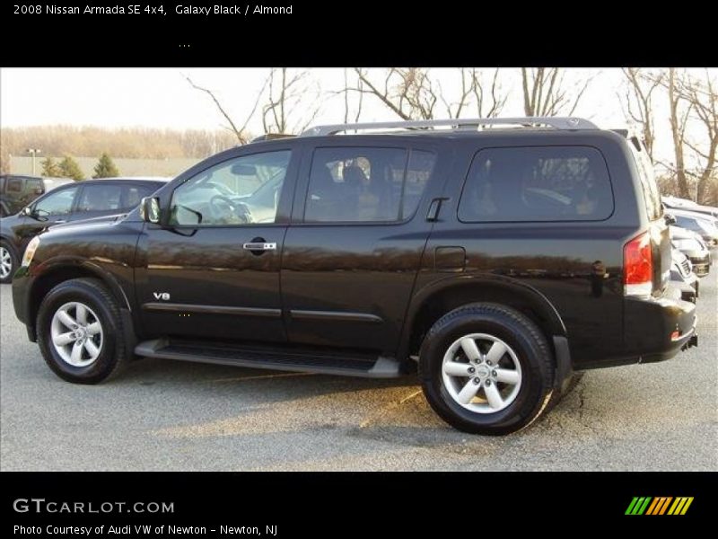 Galaxy Black / Almond 2008 Nissan Armada SE 4x4