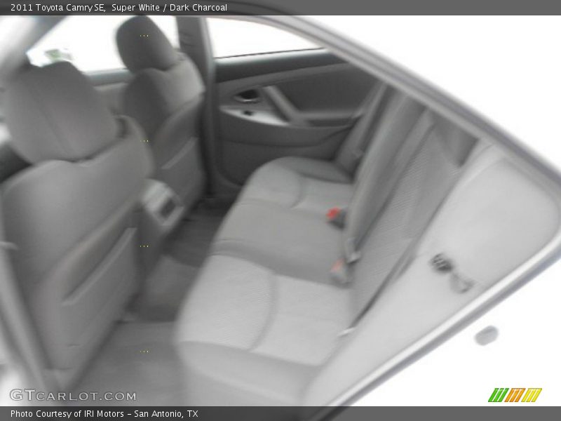 Super White / Dark Charcoal 2011 Toyota Camry SE