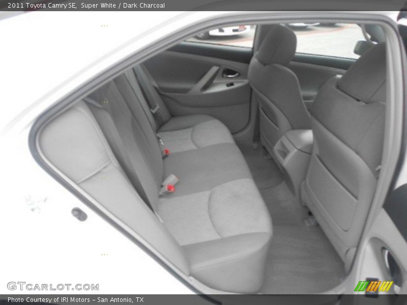 Super White / Dark Charcoal 2011 Toyota Camry SE