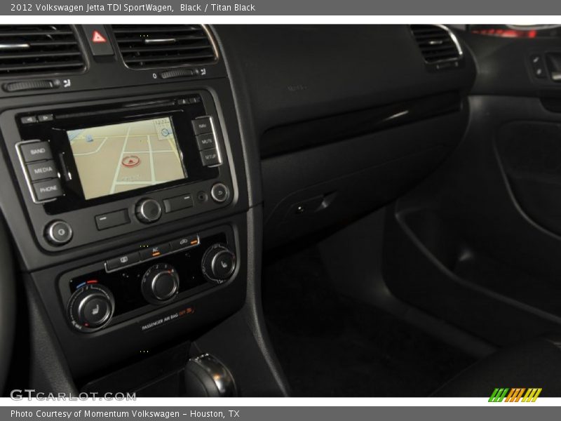 Black / Titan Black 2012 Volkswagen Jetta TDI SportWagen