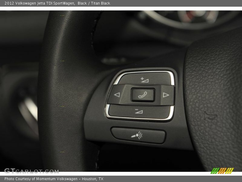 Black / Titan Black 2012 Volkswagen Jetta TDI SportWagen