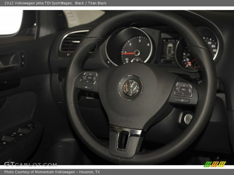 Black / Titan Black 2012 Volkswagen Jetta TDI SportWagen