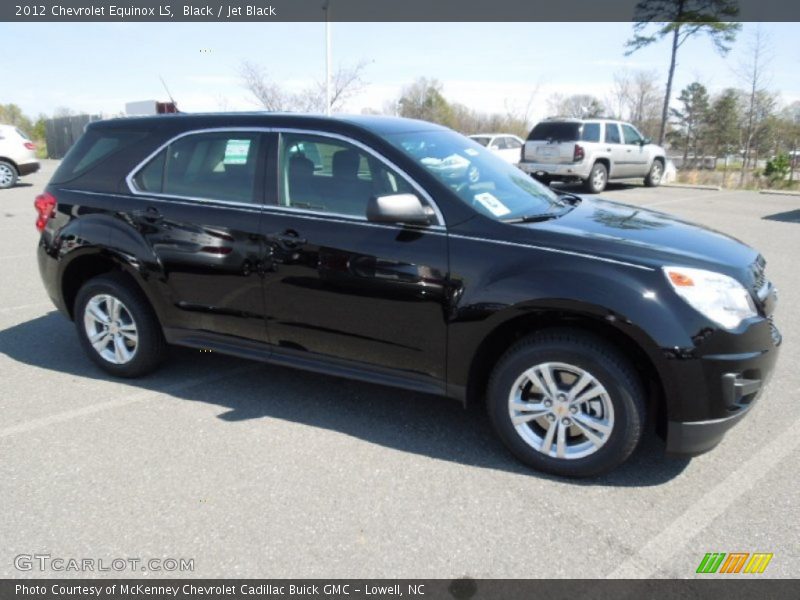 Black / Jet Black 2012 Chevrolet Equinox LS