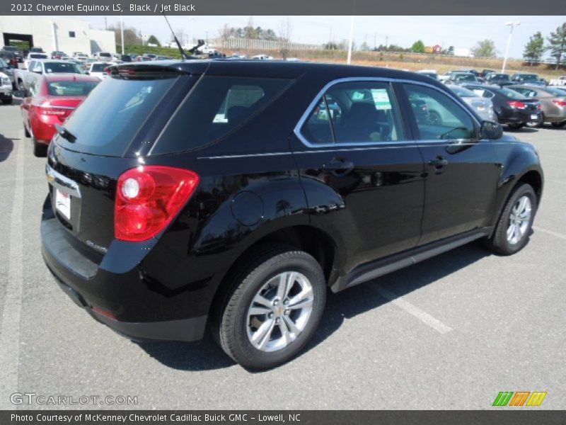 Black / Jet Black 2012 Chevrolet Equinox LS