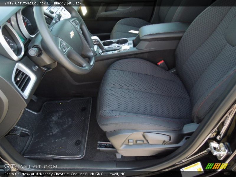 Black / Jet Black 2012 Chevrolet Equinox LS