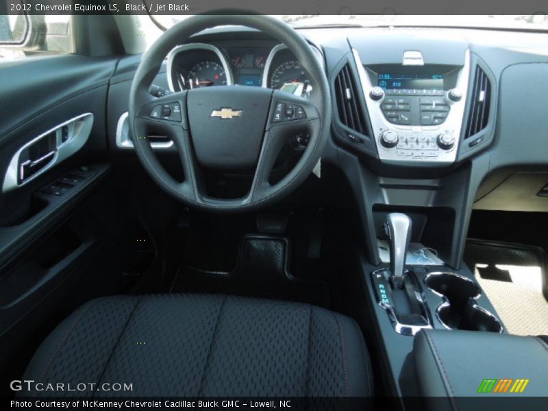 Black / Jet Black 2012 Chevrolet Equinox LS