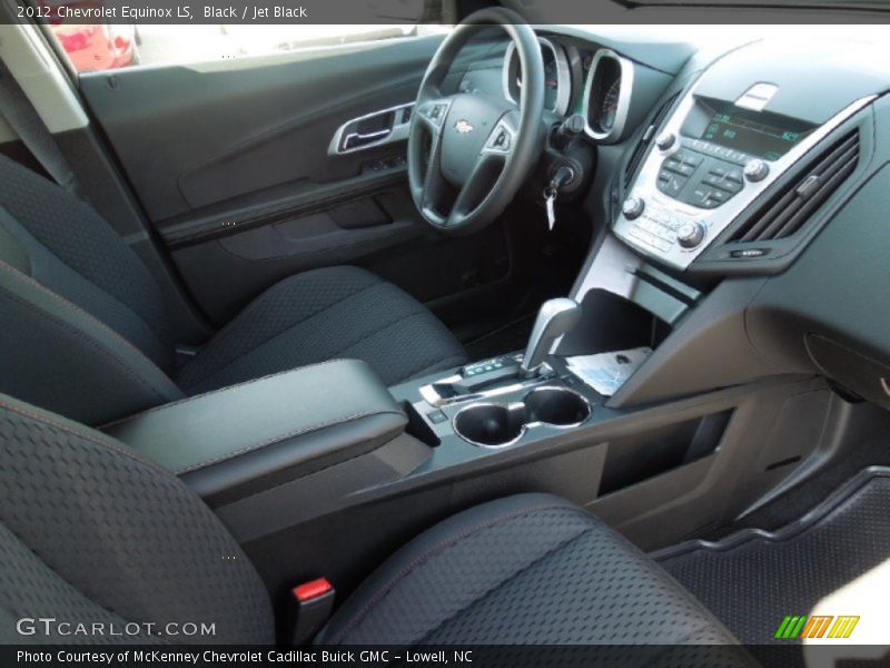 Black / Jet Black 2012 Chevrolet Equinox LS