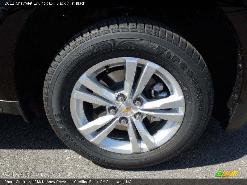Black / Jet Black 2012 Chevrolet Equinox LS