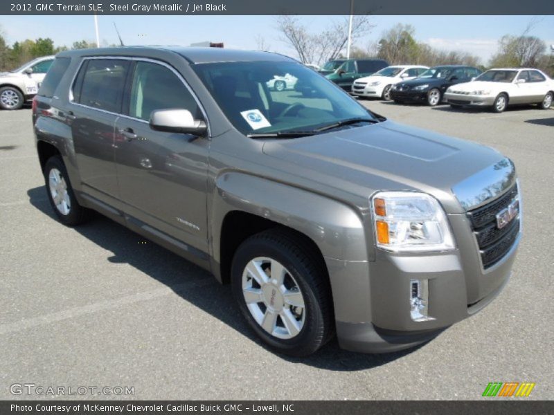 Steel Gray Metallic / Jet Black 2012 GMC Terrain SLE