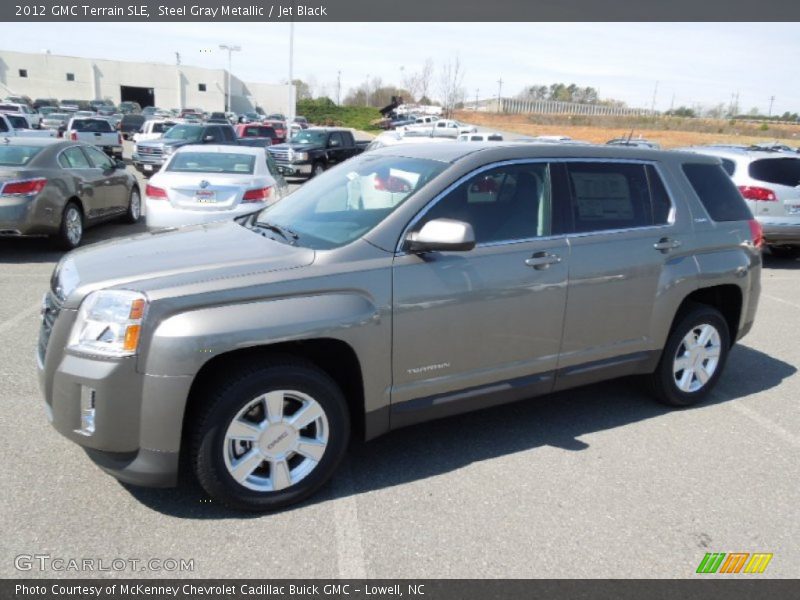 Steel Gray Metallic / Jet Black 2012 GMC Terrain SLE
