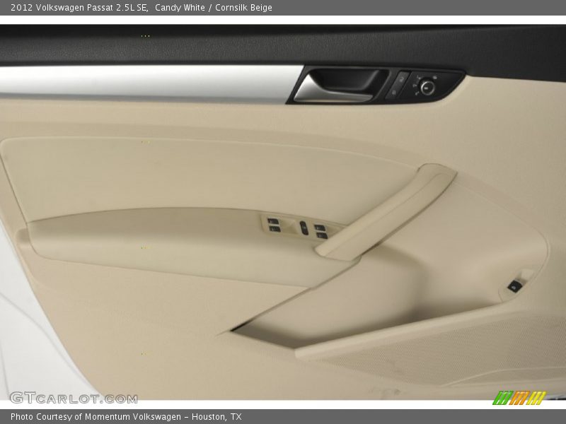 Candy White / Cornsilk Beige 2012 Volkswagen Passat 2.5L SE