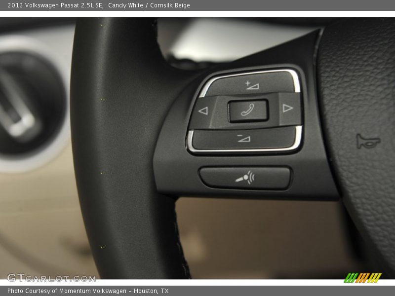Candy White / Cornsilk Beige 2012 Volkswagen Passat 2.5L SE