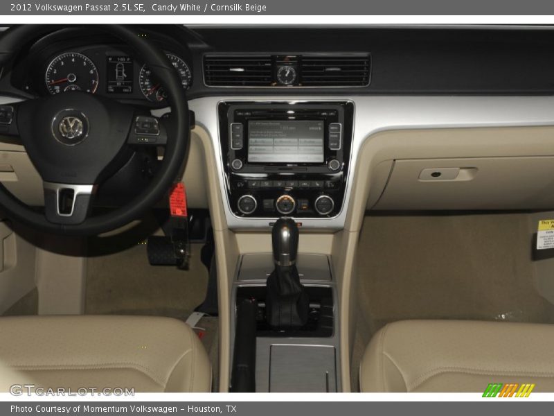 Candy White / Cornsilk Beige 2012 Volkswagen Passat 2.5L SE