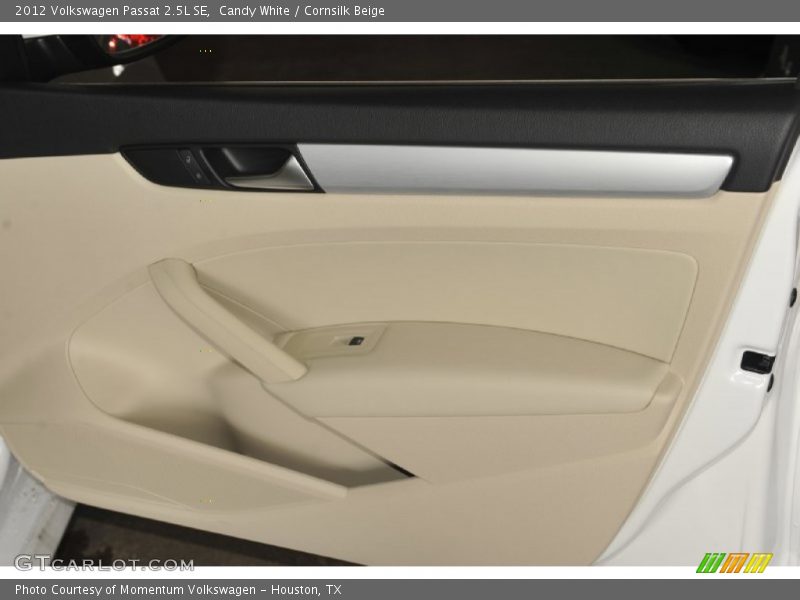 Candy White / Cornsilk Beige 2012 Volkswagen Passat 2.5L SE