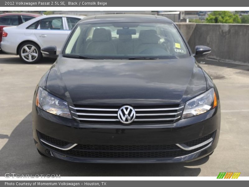 Black / Cornsilk Beige 2012 Volkswagen Passat 2.5L SE