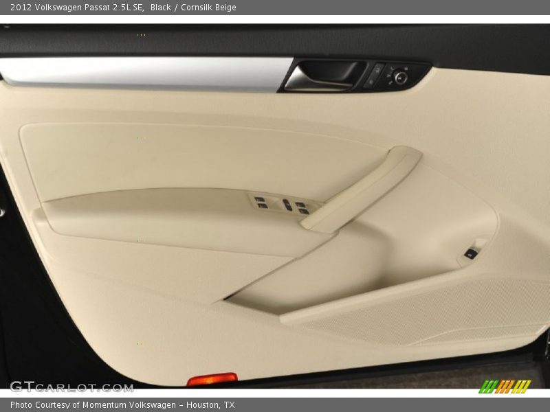 Black / Cornsilk Beige 2012 Volkswagen Passat 2.5L SE