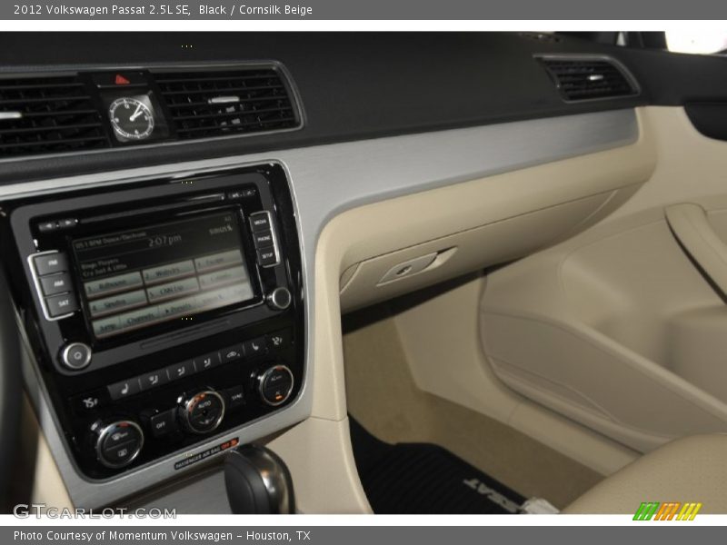 Black / Cornsilk Beige 2012 Volkswagen Passat 2.5L SE