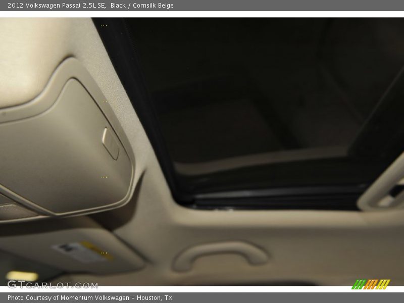 Black / Cornsilk Beige 2012 Volkswagen Passat 2.5L SE