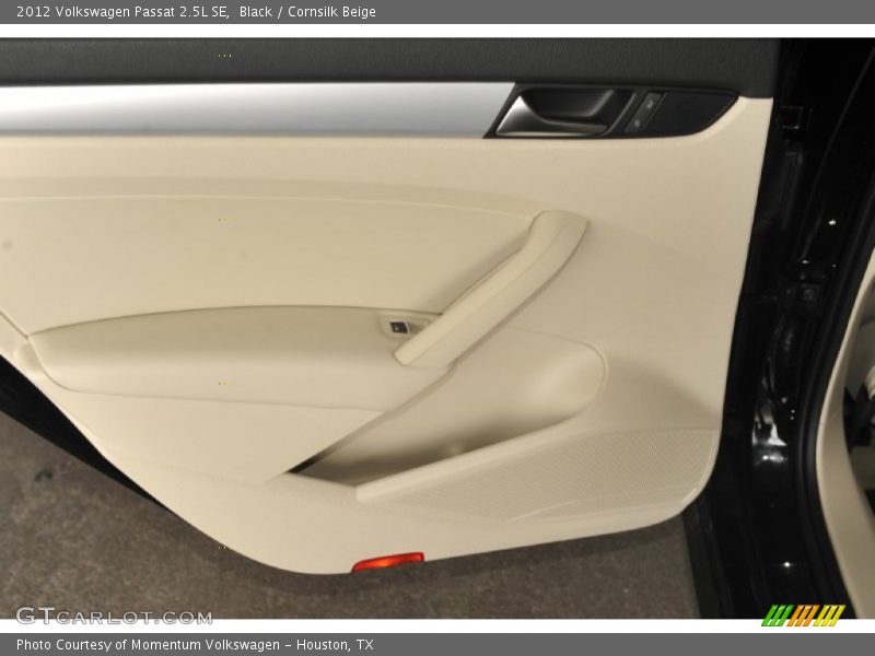 Black / Cornsilk Beige 2012 Volkswagen Passat 2.5L SE