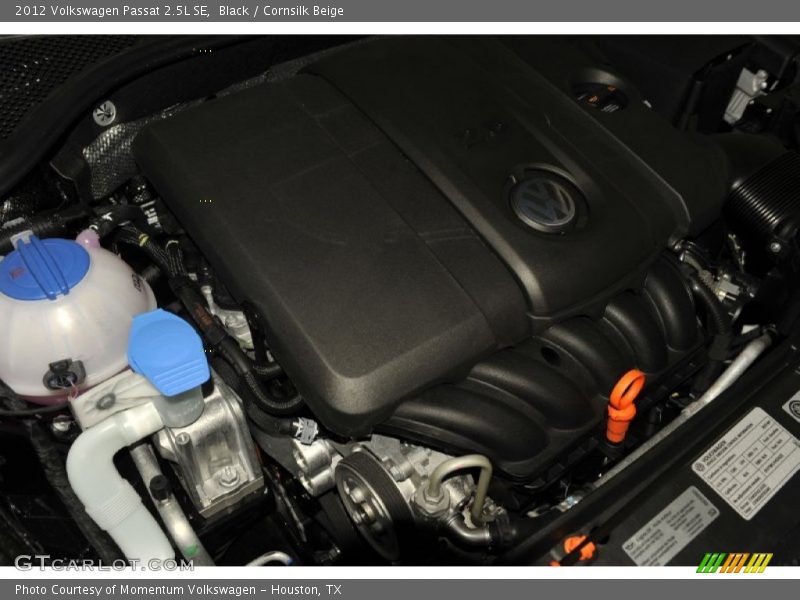 Black / Cornsilk Beige 2012 Volkswagen Passat 2.5L SE