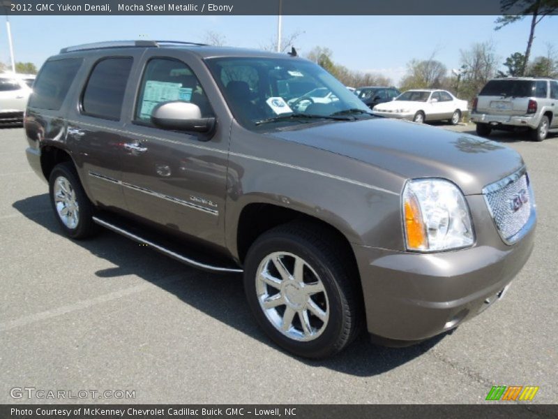 Mocha Steel Metallic / Ebony 2012 GMC Yukon Denali