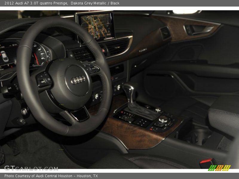 Dakota Grey Metallic / Black 2012 Audi A7 3.0T quattro Prestige