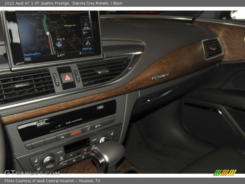 Dakota Grey Metallic / Black 2012 Audi A7 3.0T quattro Prestige