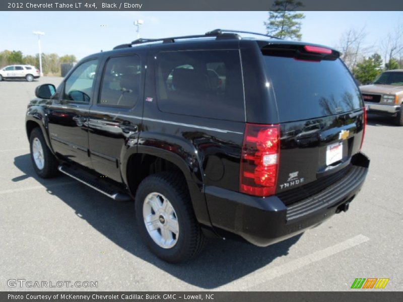 Black / Ebony 2012 Chevrolet Tahoe LT 4x4