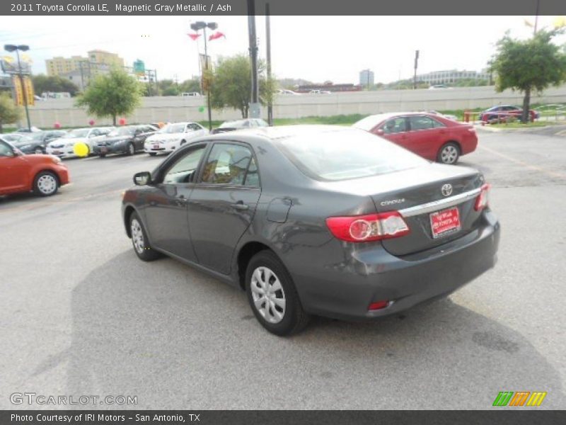 Magnetic Gray Metallic / Ash 2011 Toyota Corolla LE