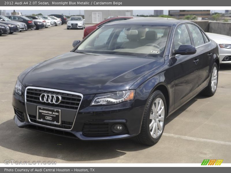 Moonlight Blue Metallic / Cardamom Beige 2012 Audi A4 2.0T Sedan