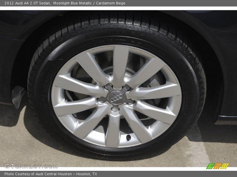 Moonlight Blue Metallic / Cardamom Beige 2012 Audi A4 2.0T Sedan