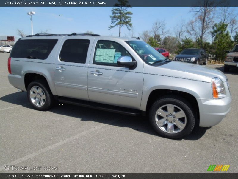 Quicksilver Metallic / Ebony 2012 GMC Yukon XL SLT 4x4
