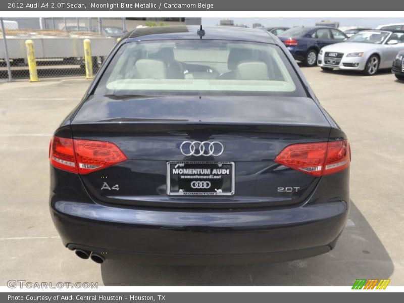 Moonlight Blue Metallic / Cardamom Beige 2012 Audi A4 2.0T Sedan